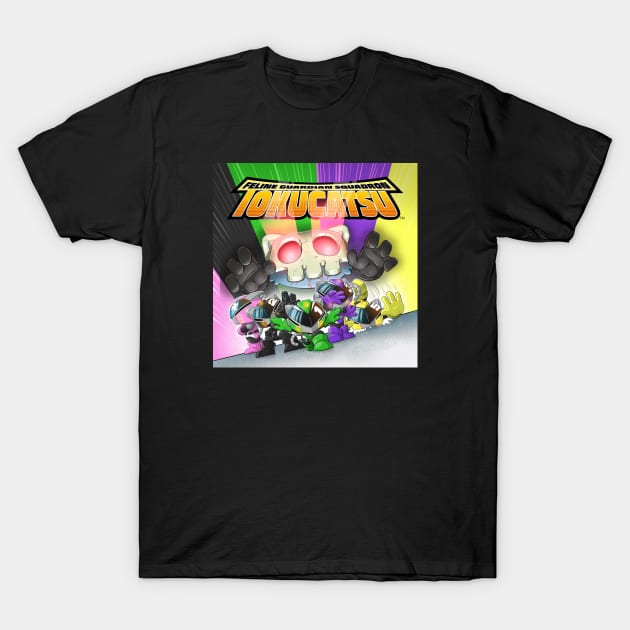 Team Pose Cover Art T-Shirt by TokuCatsu Merch!